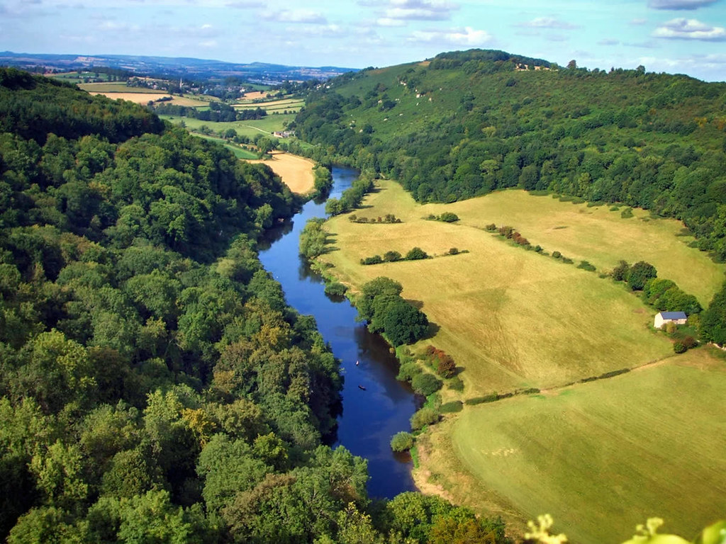 The view north towards Ross-on-Wye from Symonds Yat Rock, a popular tourist destination in the Forest of Dean. Credit Robert Hindle