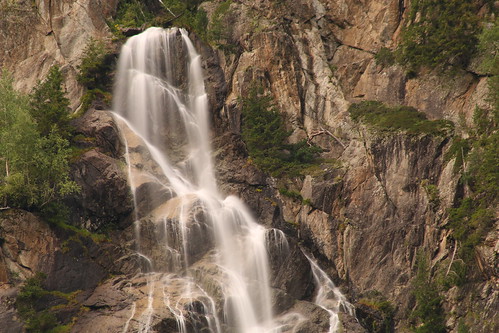 water waterfall wasser landscape rock mountain alpen alps gischt nebel froth felsen