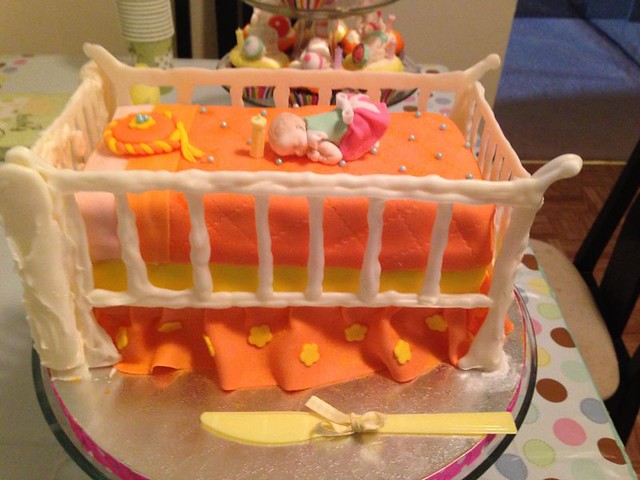 Baby Crib Cake by Hannah Cakes Bakes