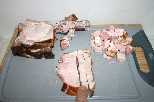 27 - Kasseler würfeln / Dice smoked pork