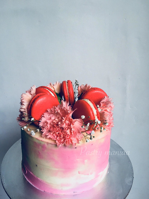 Pretty Pink Delight Cake by Monisha Sudakar of Pastry Maniaa