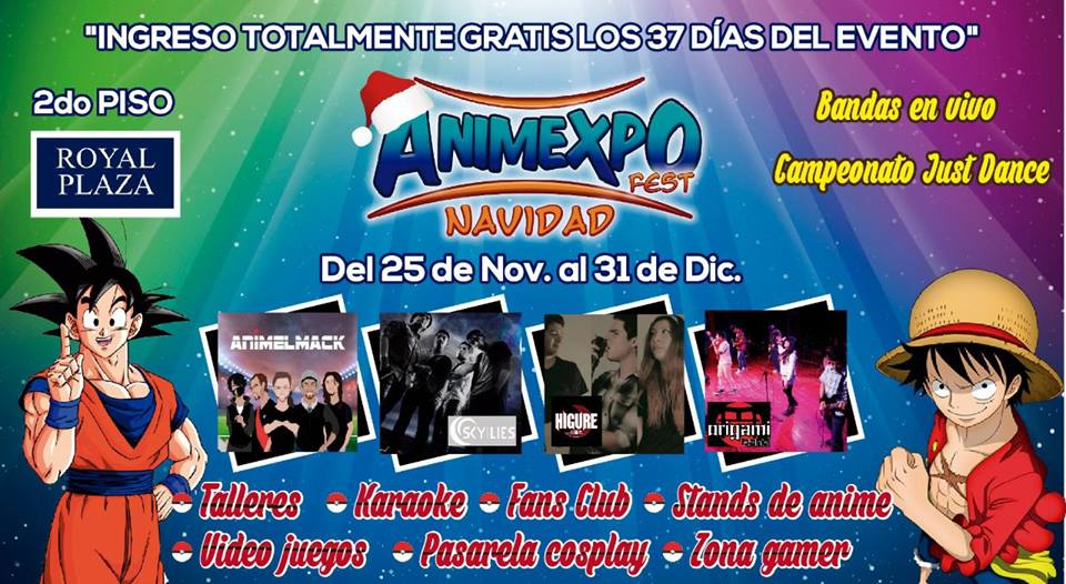 AnimExpo Fest Navidad en el Royal Plaza 