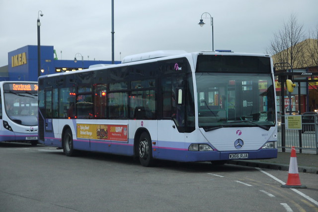 First Greater Manchester Mercedes Citaro, W366 RJA, Ashton-under-Lyne bus station