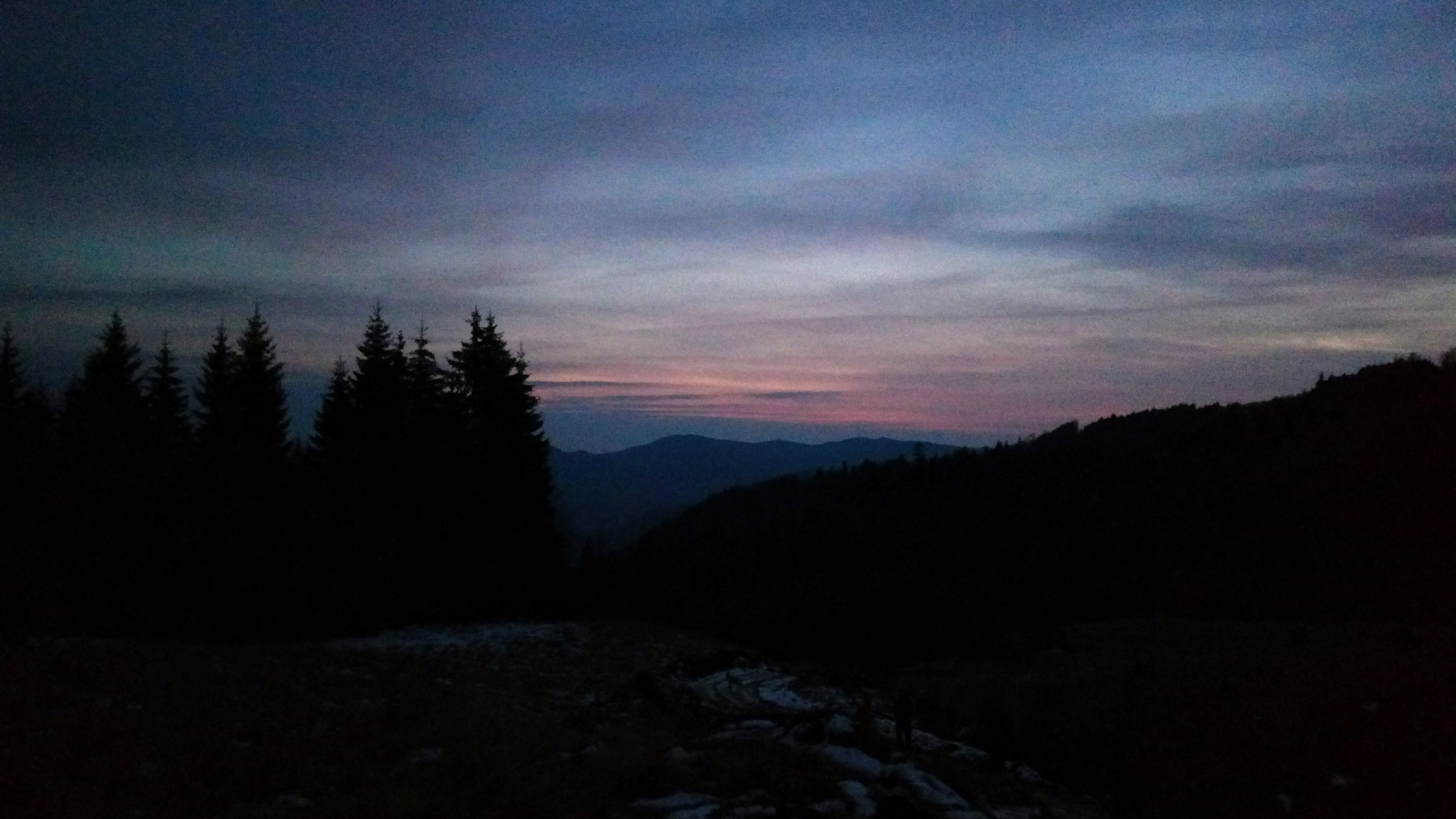 Sunset in Penteleu Mountains
