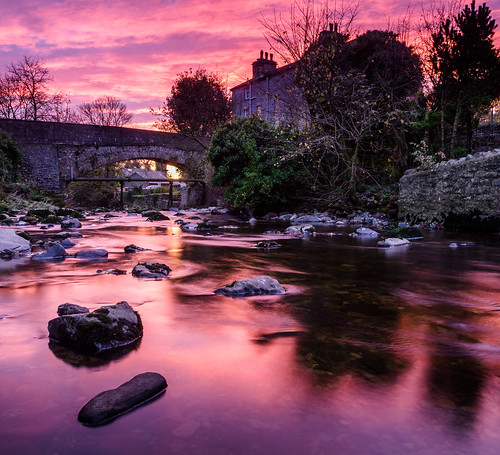 olympus omd em1 sunset yorkshire ingleton yorkshiredales riverdoe river bridge