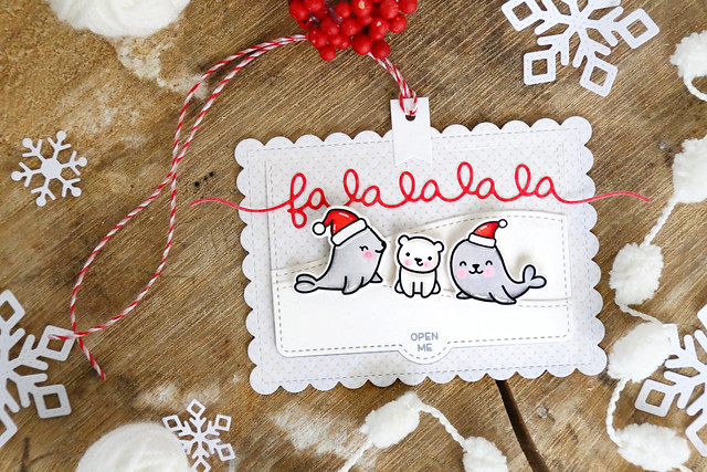 25 days of christmas tags (with Lawn Fawn)
