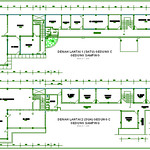 Denah Lantai 1 (satu) dan 2 (dua) Gedung C Gedung Samping