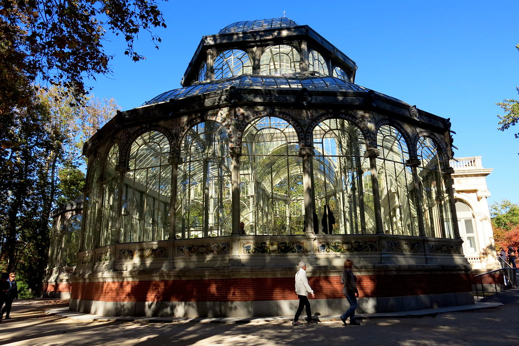 Palacio de Cristal en El Retiro de Madrid