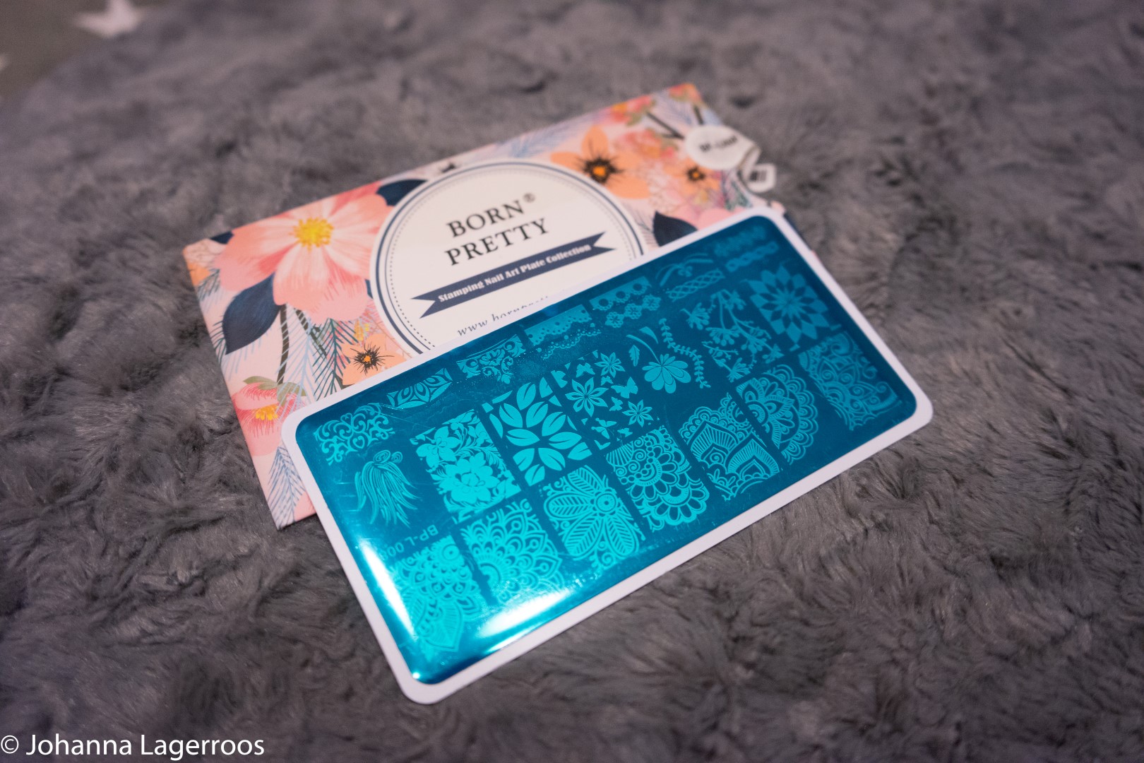 floral stamping plate