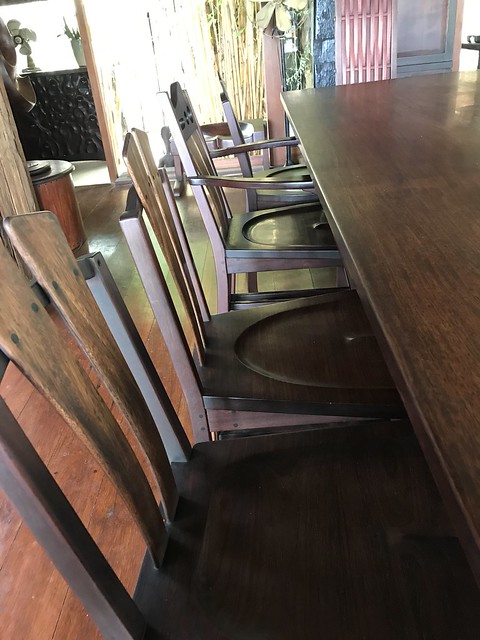 Tahanan Bistro wooden chairs