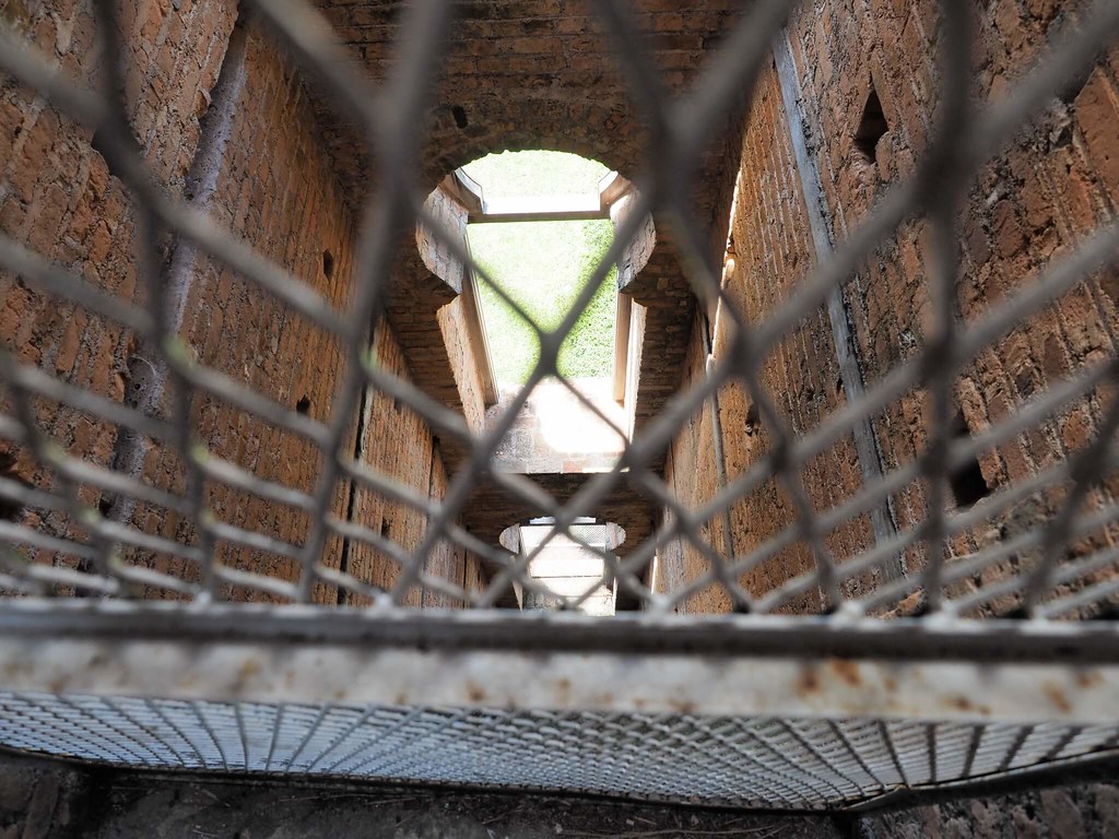The lift shaft in Kellie's Castle