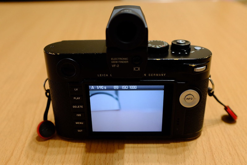 Leica M TYP240＋OLYMPUS VF-2ライブビュー