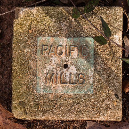 Pacific Mills property marker #2