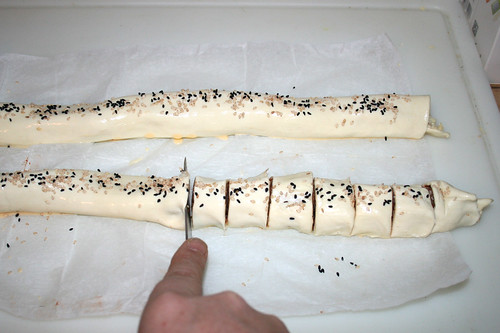 23 - Rollen in Scheiben schneiden / Cut rolls in slices