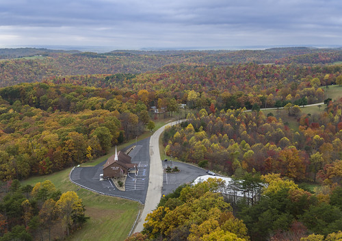 autumn drone inspire1pro church rural ohiofoothills fall trees hdr
