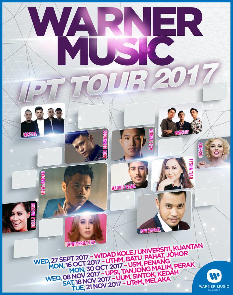 Warner Music Ipt Tour 2017. Jelajah 6 Negeri!