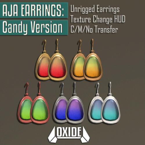 OXIDE Aja Earrings: Candy Version! - Candy Fair 2017