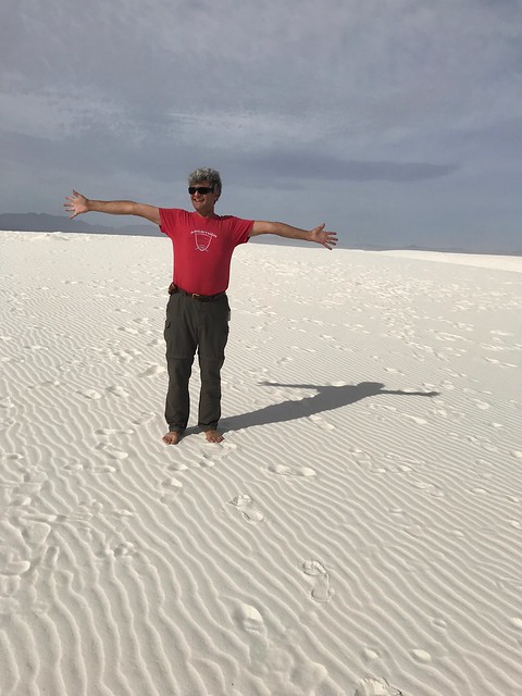 White Sands Pierre arms out