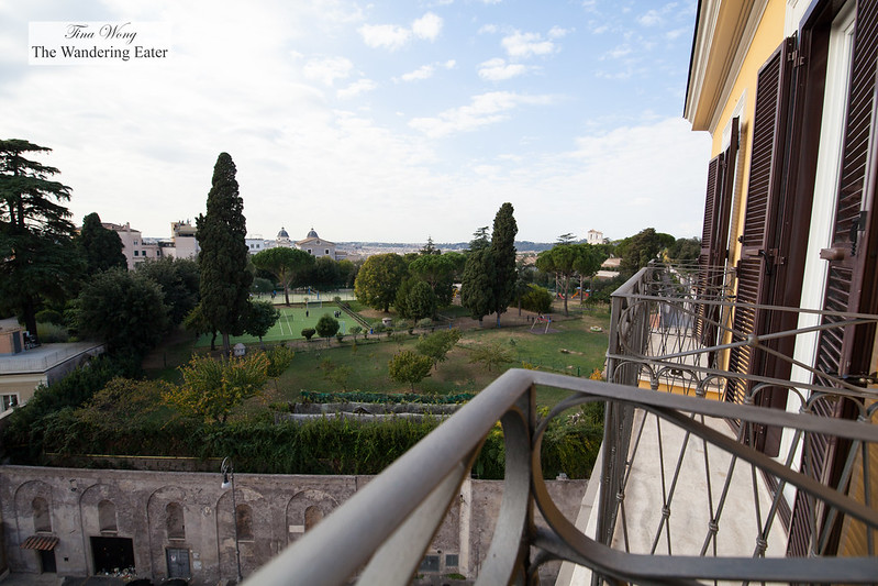 Blacony view at Villa Medici Presidential Suite