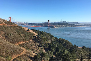 Golden Gate Bridge - Golden Gate Bridge Vista Point trail