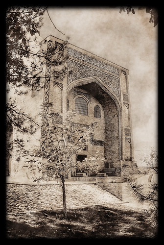 silk road uzbekistan tashkent history architecture hdr schaschimausoleum qaffolshoshiymaqbarasi