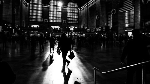 Grand Central Station - New York - Black and white street photography