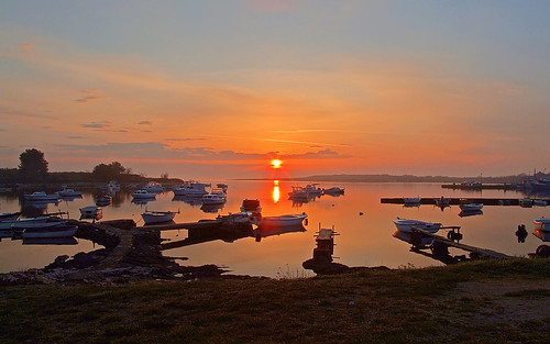 croatia hrvatska travel istria ližnjan bay coast sunrise morning