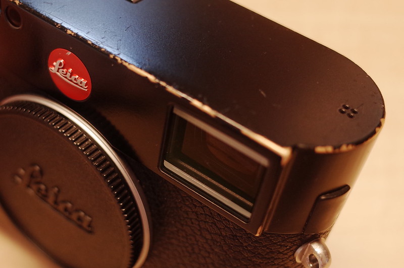 Leica M TYP240本体ロゴ、ファインダー