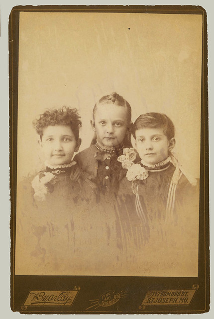 Cabinet Card three children