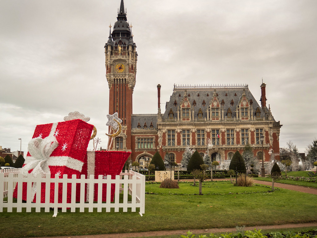 Calais Town Hall, Christmas shopping and eating in Calais, France | Not Dressed As Lamb, over 40 fashion & lifestyle