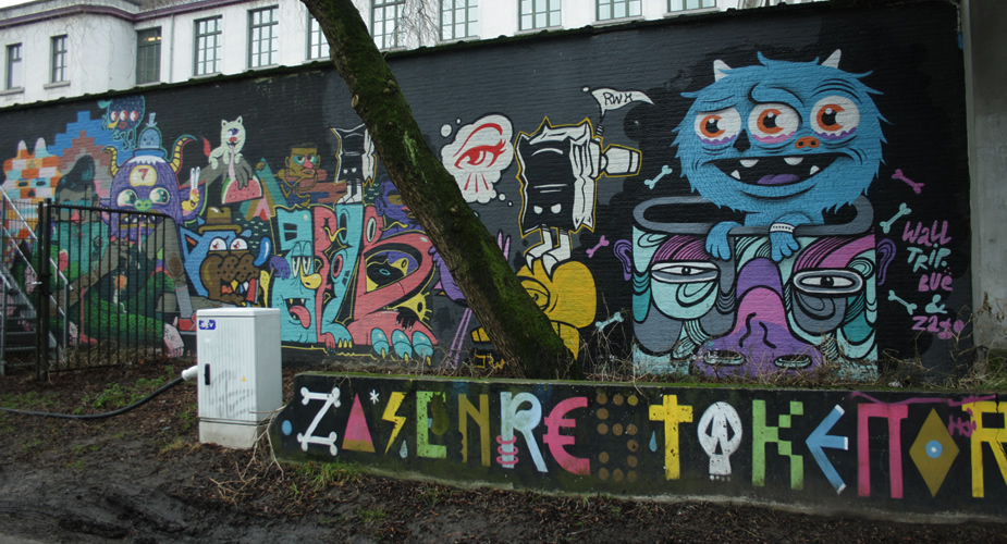 Street art in Gent, Bue the Warrior | Mooistestedentrips.nl