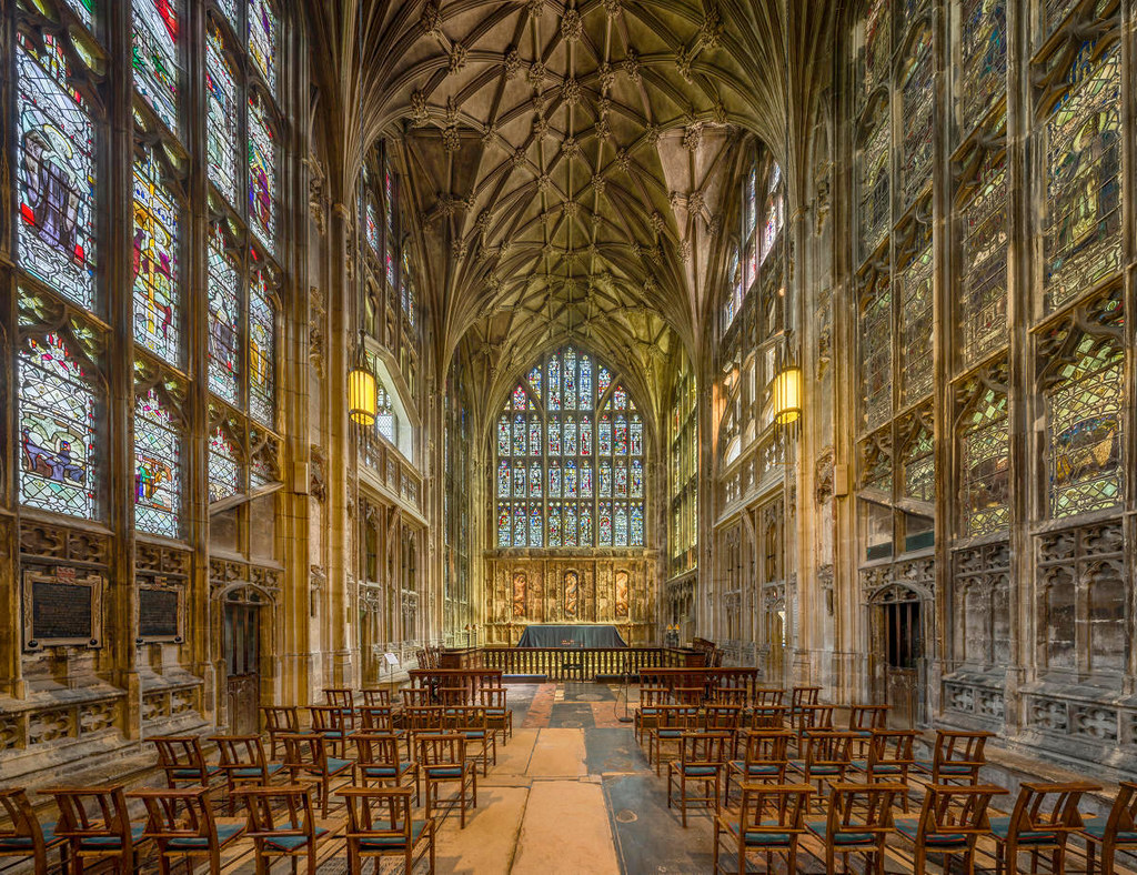 The Lady Chapel of Gloucester Cathedral, Gloucestershire. Credit David Iliff