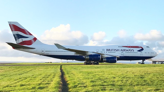 G-CIVT - British Airways 747 @ Cardiff Airport 251117