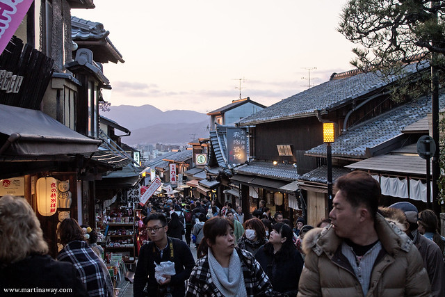 La strada per il Kiyomizu-dera