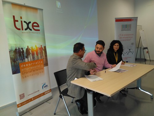 Tixe, asociación empresarial firma convenios de colaboración con antaris y cruz roja