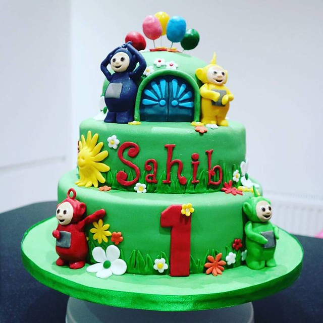Teletubbies 1st Birthday Cake by Preeti Yummy Cakes