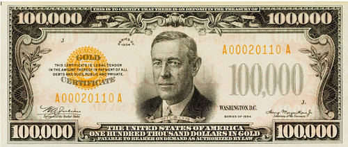 1934 $100,000 note