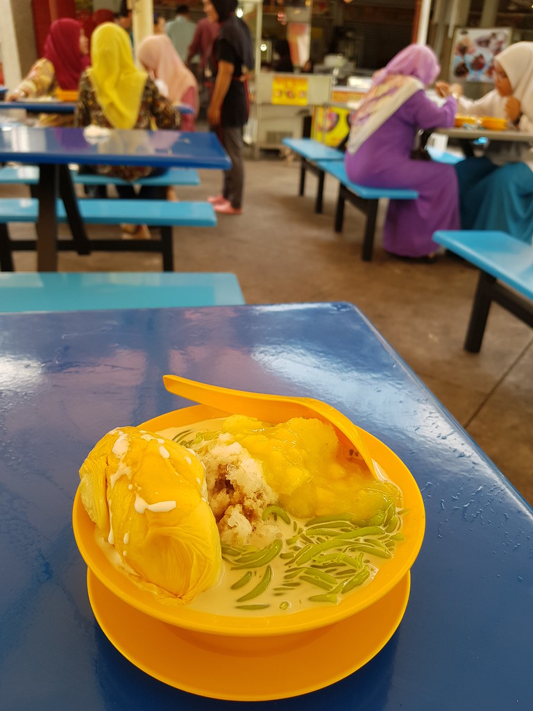 红虾榴莲煎蕊 Durian Udang Merah Cendol $23 @ Medan Selera Delima Seksyen 24 Shah Alam
