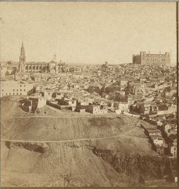 Vista general de Toledo en 1858 por Louis Léon Masson, Biblioteca Nacional