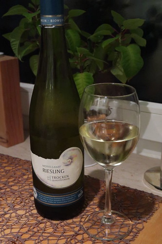 Riesling (Wein der Winzergenossenschaft Moselland, Bio und vegan, 2016)