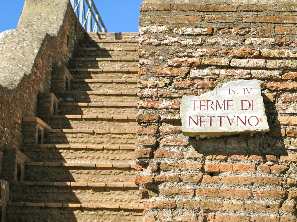 Termas en Ostia Antica