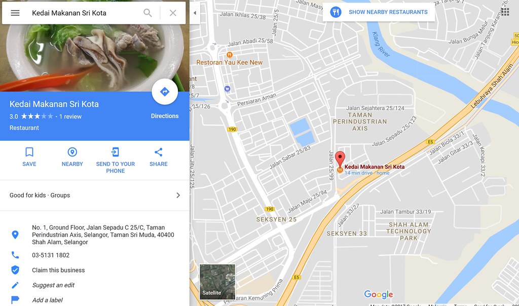 @ 新大家茶餐室 Kedai Makanan Sri Kota Shah Alam