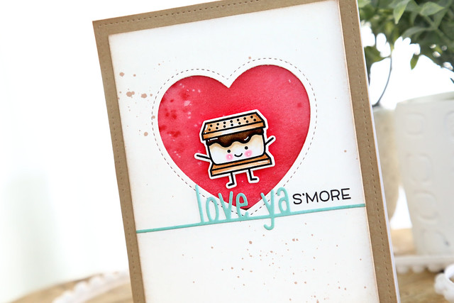 love you s'more (Lawn Fawn valentine release week)