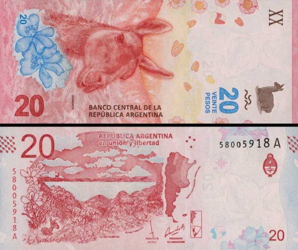20 Pesos Argentína 2017, P361