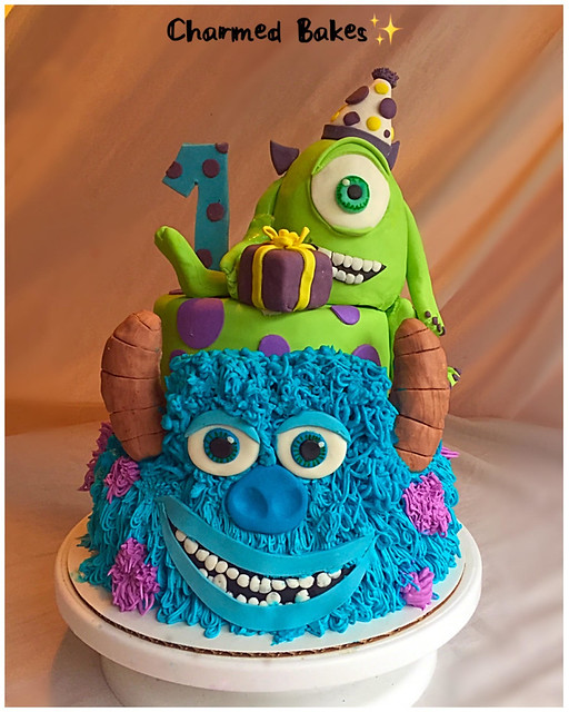 Monsters Inc. Cake by Charmed Bakes