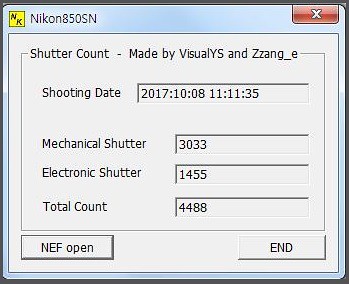 free-program-to-check-the-Nikon-D850-shutter-count
