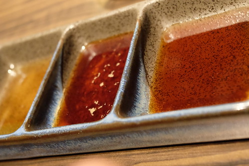 dip sauce ごま塩ダレ にんにくポン酢 焼肉のタレ