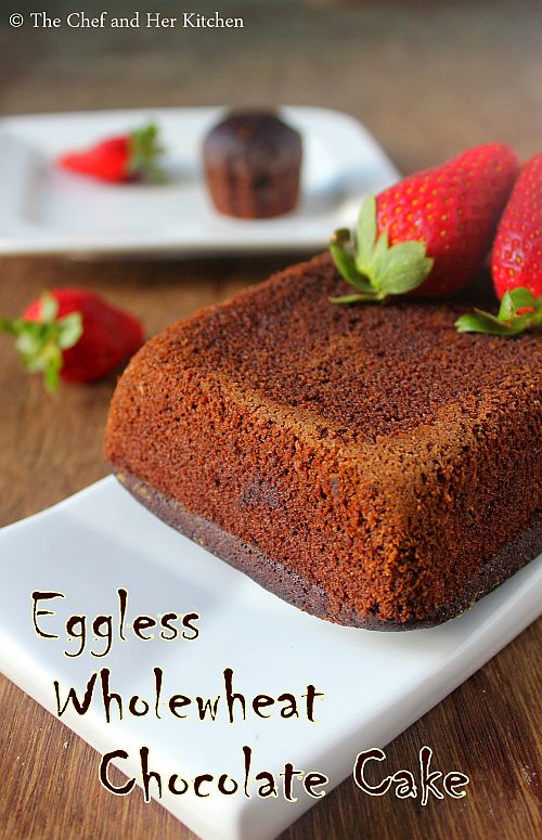 eggless wholewheat chocolate cake