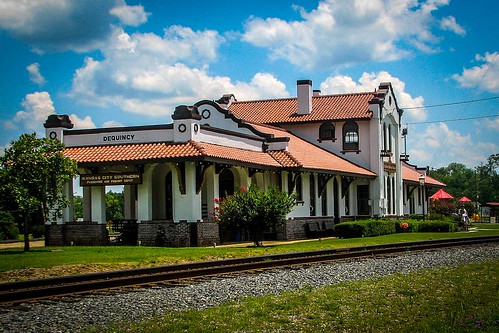 station railroad depot kcs dequincy louisiana
