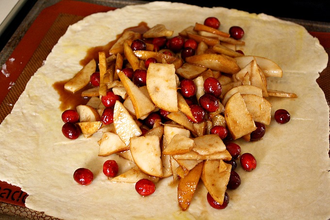 Cranberry Pear Galette